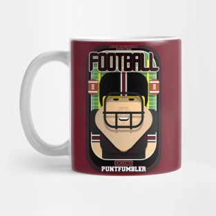 American Football Black and Maroon - Enzone Puntfumbler - Sven version Mug